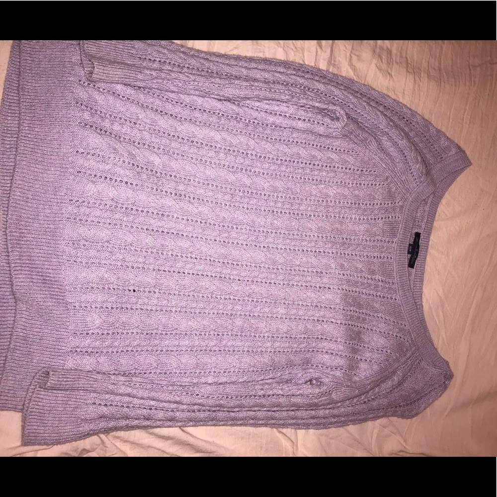 Lavender sweater!
